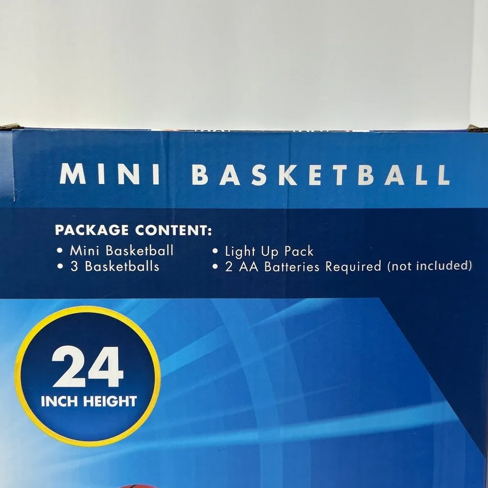 Sonic The Hedgehog Mini Basketball Light Up Arcade Game 24 Inch Sega New
